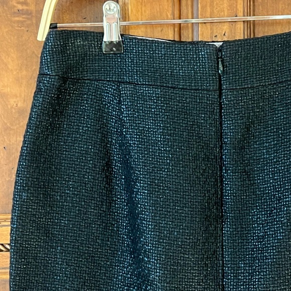 Banana Republic Coates Tweed Metallic Sparkle |Black | Size 4 | Like New - Picture 6 of 17